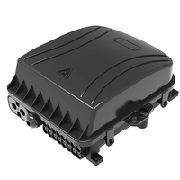 Boîtier de distribution de fibre optique extérieur IP65 à fixation murale, 16 ports SC, 32 fibres pour réseau d'accès FTTx - Prix usine
