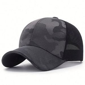 Casquette de baseball respirante en maille camouflage pour homme et femme, idéale pour l'été et les activités de plein air, style décontracté et protection solaire. - Product Image 5