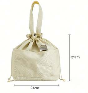 Sac isotherme à déjeuner personnalisé avec logo, sac isotherme réutilisable pour aliments, pour hommes, adultes, travail, école, voyage, sac à cordon réutilisable, étanche - Product Image 4