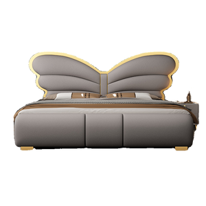 <span class=keywords><strong>Letto</strong></span> King Size Moderno Imbottito con Rivestimento in Vera Pelle Mobili di Lusso per Camera da <span class=keywords><strong>Letto</strong></span> <span class=keywords><strong>Letto</strong></span> Morbido con Contenitore Design Confortevole - Product Image 6