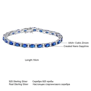 2020 Neuheiten Trendy Gem Zircorn Armband Silber Armreifen für Frauen