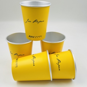 Vaso de Papel Impermeable de Pared Simple/Doble, Vaso de Papel Kraft para Café Caliente, con Lámina de Aluminio - Product Image 6