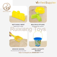 Ensemble de jouets de plage et de sable pour enfants unisexe comprenant des moules à sable en plastique et un seau à outils pour s'amuser en été pour les jeux des enfants