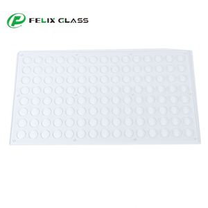 Panel de Vidrio Templado Transparente Personalizado con Orificios Regulares de 3mm-12mm de Espesor, Ecológico y de Alta Resistencia para Dispositivos Industriales - Product Image 1