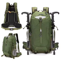 Sac à dos de trekking souple 40L pour l'extérieur, professionnel, imperméable, pour la randonnée, le camping, la montagne, ajustement réglable, unisexe