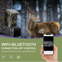 Nouvelle caméra de chasse tendance avec enregistrement vidéo 4K, vision nocturne 60MP, connexion Wi-Fi extérieure, caméra de suivi solaire pour la chasse