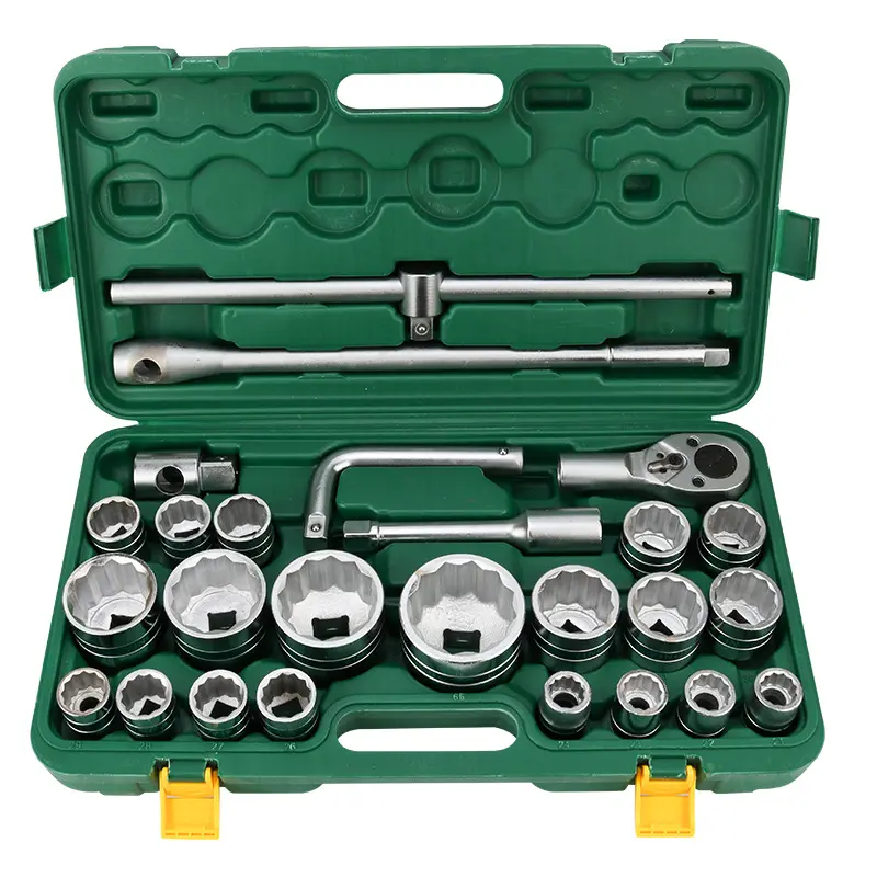 3/4 Doppenset Heavy Duty Impact Ratelsleutel 26 Stuks Dopsleutel Set Voor Auto Reparatie Tools