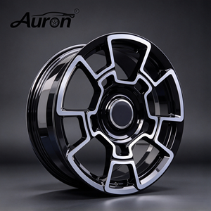Jante en alliage d'aluminium Auron 5.25x17 noir brillant, monobloc moulé, pour voiture de tourisme, jante forgée, jante neuve, OE - Product Image 1
