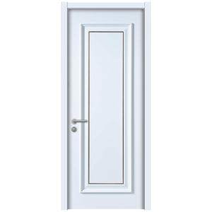 B1078 Maßgefertigte Moderne Holztür mit Gemischter Lackierung Massivholztür Holzfurnier Innentür - Product Image 2