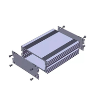 Boîtier en aluminium d'usinage CNC boîtier d'instrument électronique en métal boîtier de jonction boîtier de PCB
