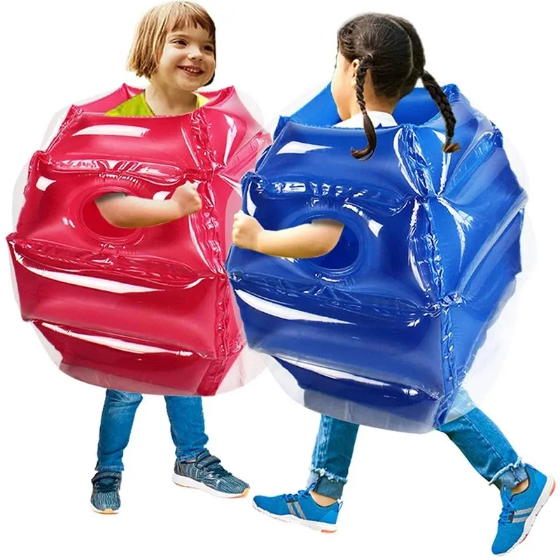 Bola Bumper Gelembung Tiup untuk Anak, Bola Gelembung Sumo Tubuh, Mainan Bopper Rumput atau Permainan Luar Ruangan Lainnya, Bola Keamanan