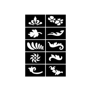 Plantilla de Tatuaje Temporal de PVC para Niños, Diseño Hueco, para Arte Corporal, Fiesta de Navidad - Product Image 5