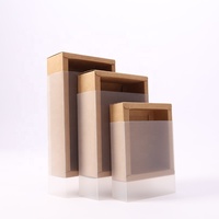 Vente en gros emballage de boîte de puzzle de tiroir en papier kraft personnalisé 350g/petites boîtes d'alimentation mobile pour l'emballage