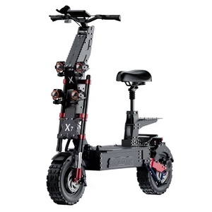สกู๊ตเตอร์ไฟฟ้า X7 รุ่นยอดนิยมจากอเมริกาและยุโรป กำลังสูง 3600Wh 60V 60Ah ล้อ 14 นิ้ว มอเตอร์คู่อัจฉริยะ พับเก็บได้รวดเร็ว - Product Image 4