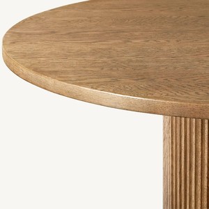 Ensemble de <span class=keywords><strong>table</strong></span> à manger en bois massif de chêne naturel au design moderne luxueux pour 4 à 6 personnes pour utilisation hôtelière - Product Image 6