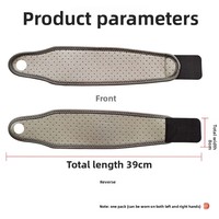 Support de poignet unisexe en néoprène pour la musculation, le tennis, le badminton, le yoga - Protection des gaine tendineuses, soutien de la paume et de la articulation carpienne