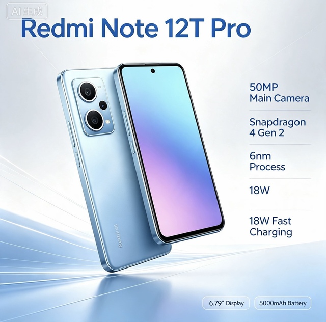 Redmi Note12 Pro 4G Unlocked Mobile Phone 6.67" Display 50MP Camera Octa Core Smartphone