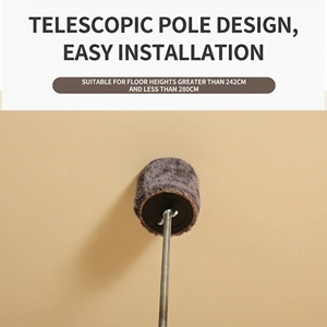 Luxuriöser <span class=keywords><strong>Sisal</strong></span>- und Massivholz-Kratzbaum mit Verstellbarer Höhe Umweltfreundliches Langlebiges Katzen-Klettergerät für den Innenbereich - Product Image 4