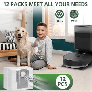 Lot de 12 sacs à poussière de grande capacité de 3.6 L compatibles avec le <span class=keywords><strong>robot</strong></span> aspirateur <span class=keywords><strong>Roborock</strong></span> S8 +, S8 <span class=keywords><strong>Pro</strong></span> <span class=keywords><strong>Ultra</strong></span>, <span class=keywords><strong>S7</strong></span> Maxv <span class=keywords><strong>Ultra</strong></span> - Product Image 3