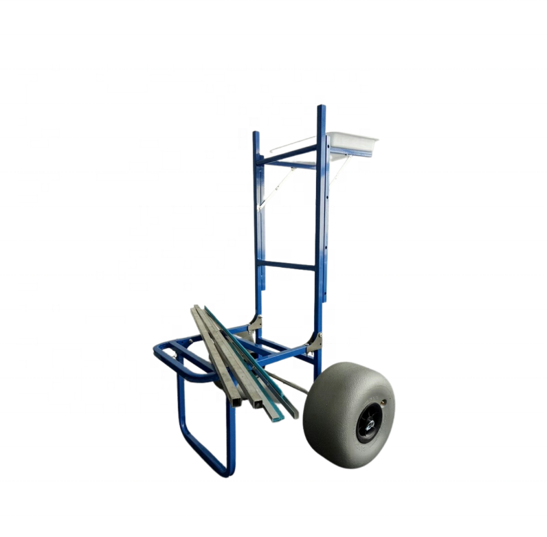 Портативный легкий вес, легко носить с собой алюминиевая складная тележка для рыбалки