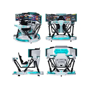 OCULEAP nuevo juego 3 pantalla 6 DOF carreras juego electrónico simulador de carreras juego eléctrico silla de carreras simulador de conducción