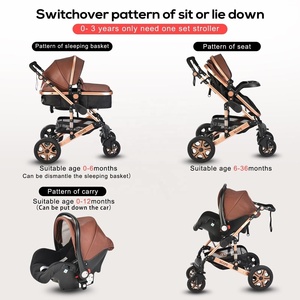 Passeggino a due vie leggero pieghevole <span class=keywords><strong>Auto</strong></span> passeggino neonato 4 ruote passeggino per bambini - Product Image 5