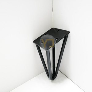 YIJUN Metal Black Furniture Legs 962Q Adjustable Iron Wire Modern Minimalist Cabinet Table <b>Sofa</b> <b>Support</b> - Product Image 2