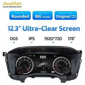 จอ LCD ดิจิตอลขนาด 15.1 นิ้ว สำหรับรถยนต์ Chevrolet Silverado GMC Sierra ปี 2007-2013 เครื่องเล่นหน้าปัดแสดงความเร็วเสมือนแบบดั้งเดิม - Product Image 4