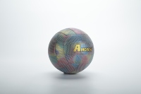 Ballon de volley-ball d'entraînement intérieur AMGROW, design réfléchissant et lumineux, taille 5, pour adultes, couleur personnalisée, cuir PU MS002