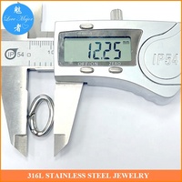 Fermoir à ressort en acier inoxydable poli brillant pour collier et bracelet de fabrication de bijoux de bricolage