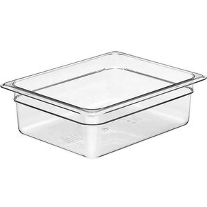Kích Thước 1/2 4 Inch Sâu Rõ Ràng Rubbermaid Sản Phẩm Thương Mại Lạnh Thực Phẩm Chèn <span class=keywords><strong>Pan</strong></span> Cho Khách Sạn Nhà Hàng Nhà Bếp Nhà Ăn - Product Image 1