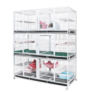 Les animaleries utilisent des cages en métal pour chats et chiens - Product Image 3
