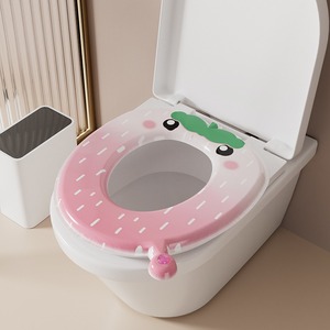 Waterproof <b>EVA</b> Toilet Seat Cover Thickened Ring Washable Antibacterial For All Seasons - Product Image 2