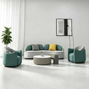 <span class=keywords><strong>Canapé</strong></span> moderne à une place, confortable, rembourré en <span class=keywords><strong>mousse</strong></span>, en tissu, <span class=keywords><strong>pour</strong></span> le salon - Product Image 3