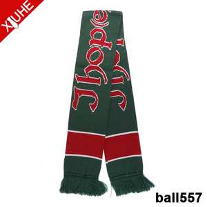 وشاح OEM ODM شعار مخصص نمط مخطط شالات ألياف الاكريليك أوشحة كرة القدم المخصصة - Product Image 6