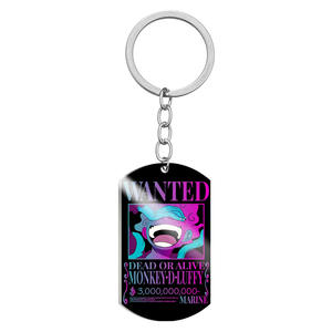 พวงกุญแจลูฟี่1ชิ้นจำนวน3พันล้านชิ้นต้องการโปสเตอร์ Sun God Nika พิมพ์สีสแตนเลสคาราบิเนอร์โลหะสำหรับรถยนต์ - Product Image 6