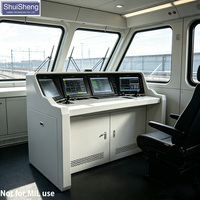 Système de console d'opérateur ferroviaire robuste, testé aux chocs selon la norme IEC 61373, équipement de console embarqué dans le train