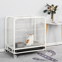 Usine Offre Spéciale en gros fil de fer en métal pas cher chien maison grandes cages pour animaux de compagnie chenils cage chien maison caisse
