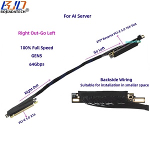 PCI-E 5.0 16X ต่อกับการ์ดจอ X16 PCIe สายต่อขยาย GEN5 GPU 50ซม. 60ซม. 80ซม. สำหรับ RTX5090เซิร์ฟเวอร์ Ai L40S A100 H100 - Product Image 3