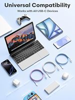 Câble USB-C Zowie ACU-331 1M en Cuivre Pur 60W Charge Rapide Gaine Tressée Transfert de Données iOS 15/16 S24/S23/S22