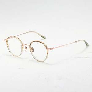 Nuevo marco de titanio B para mujer, estilo ojo de gato, ultraligero, bicolor, con electrochapado IP. - Product Image 5