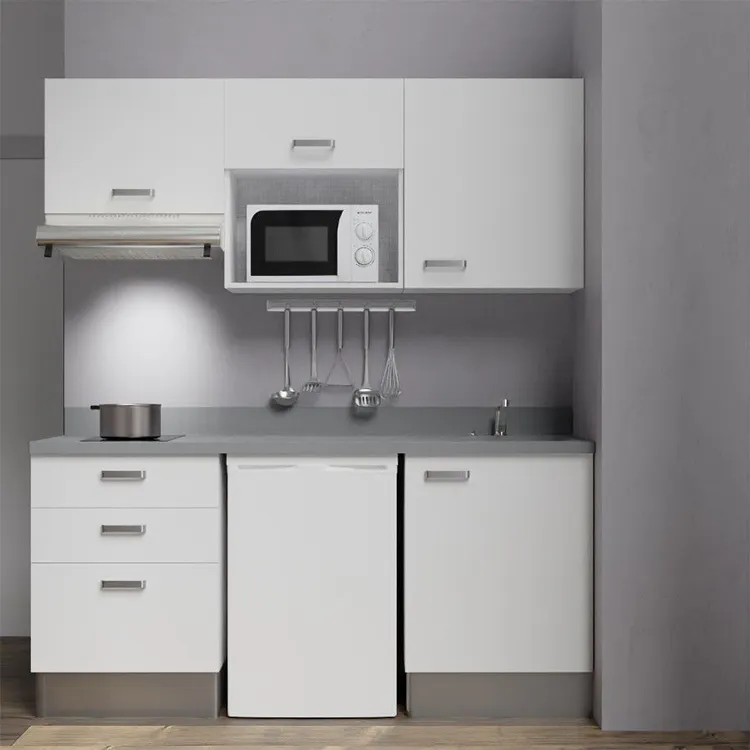 Modern design freestanding kitchenette small kitchen cabinet set small white kitchen designs