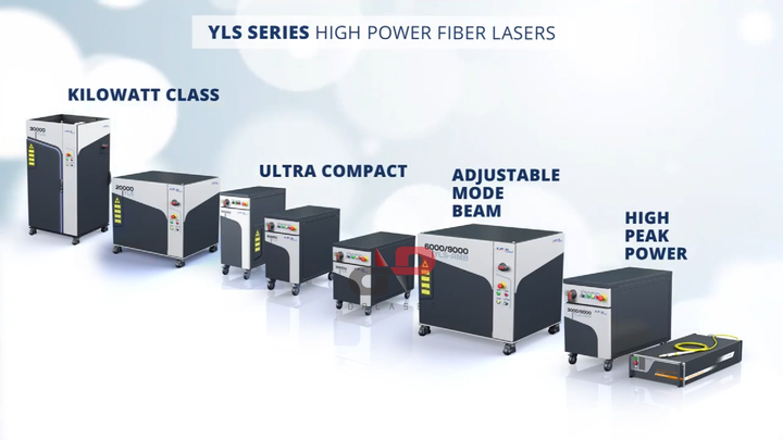 新型8000W 8KW IPGファイバーレーザーソース YLS-8000-U-K、3年保証