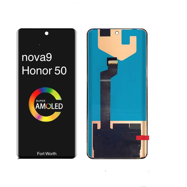 Applicable Honor 50 Mobile Phone Screen Assembly Honor 50/NOVA9 OLED Internal External Display Integrated Screen 100% Tested 18