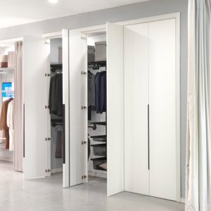 Armadio a Porta Scorrevole Estensibile e Bloccabile Ponie con Personalizzazione per Camera da Letto, Sala da Pranzo, Spogliatoio, Officina e Soggiorno - Product Image 3