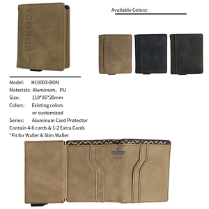 Portefeuille fin en cuir véritable pour homme Cardhoda, fermeture pliante, design à lettres en relief, style minimaliste, utilisation quotidienne, portefeuille court - Product Image 5
