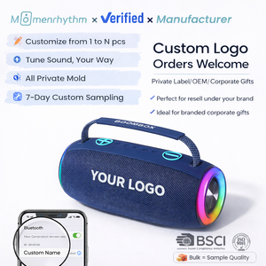 Altavoz Bluetooth Portátil de Moda con Logotipo Impreso, Regalo Corporativo, Supergraves, Luz LED RGB Inalámbrica, Radio FM, Fabricante - Product Image 1