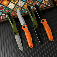 Couteau de poche pliant léger BM 9400, lame en acier 7Cr17MoV, manche en aluminium T6 coloré, couteau EDC d'extérieur
