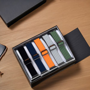 Correa de nailon ajustable para <span class=keywords><strong>hombre</strong></span>, nuevo producto, <span class=keywords><strong>reloj</strong></span> <span class=keywords><strong>inteligente</strong></span> Ultra, compatible con escalada al aire libre, accesorio para <span class=keywords><strong>Apple</strong></span> Watch - Product Image 2