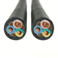 Cable Aéreo Flexible con Aislamiento de Caucho EPR, Resistente al Agua y al Aceite, Conductor de Cobre Puro al 99.9%, Clasificación IP44, 6mm